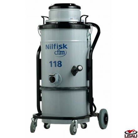 Nilfisk 118 AU 4010100015 - Jednofázový jednomotorový priemyselný vysávač